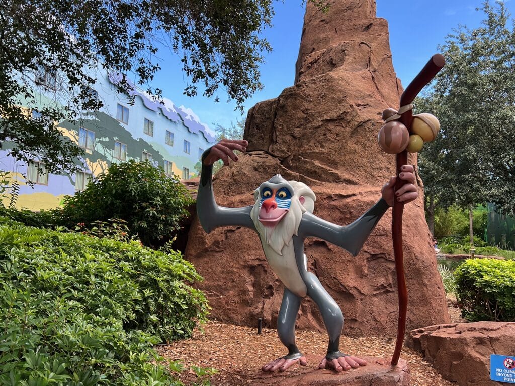 Rafiki at Disney's Art of Animation Lion King