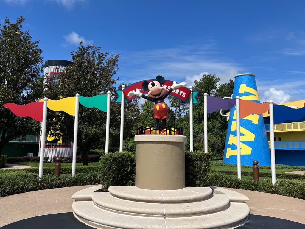 Mickey Mouse at Disney's All-Star Resorts